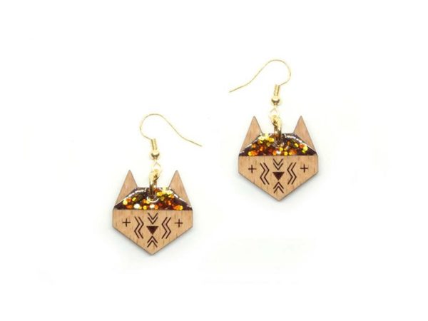 Boucles d'oreilles chat berbère